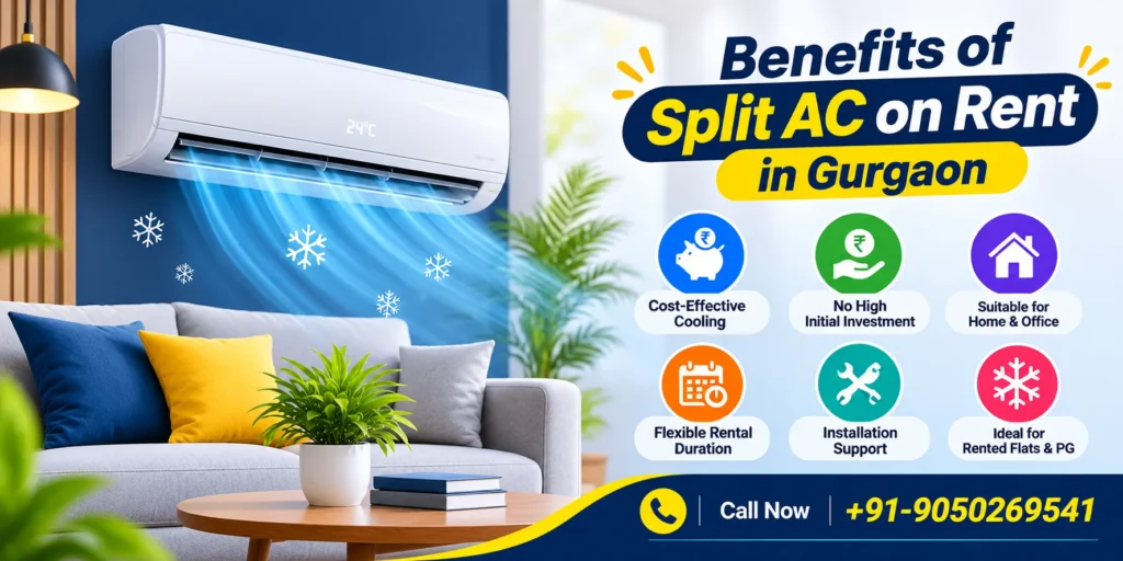 Gurgaon Split AC Rental Benefits